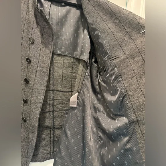 John Varvatos Linen Blend Jacket - Picture 3 of 5